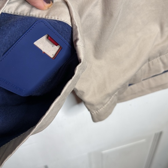 Johnnie-O Tailgaters Khaki Fleece-lined Shorts w/ Bottle Opener hem M-183 Sz 38 - Picture 4 of 12